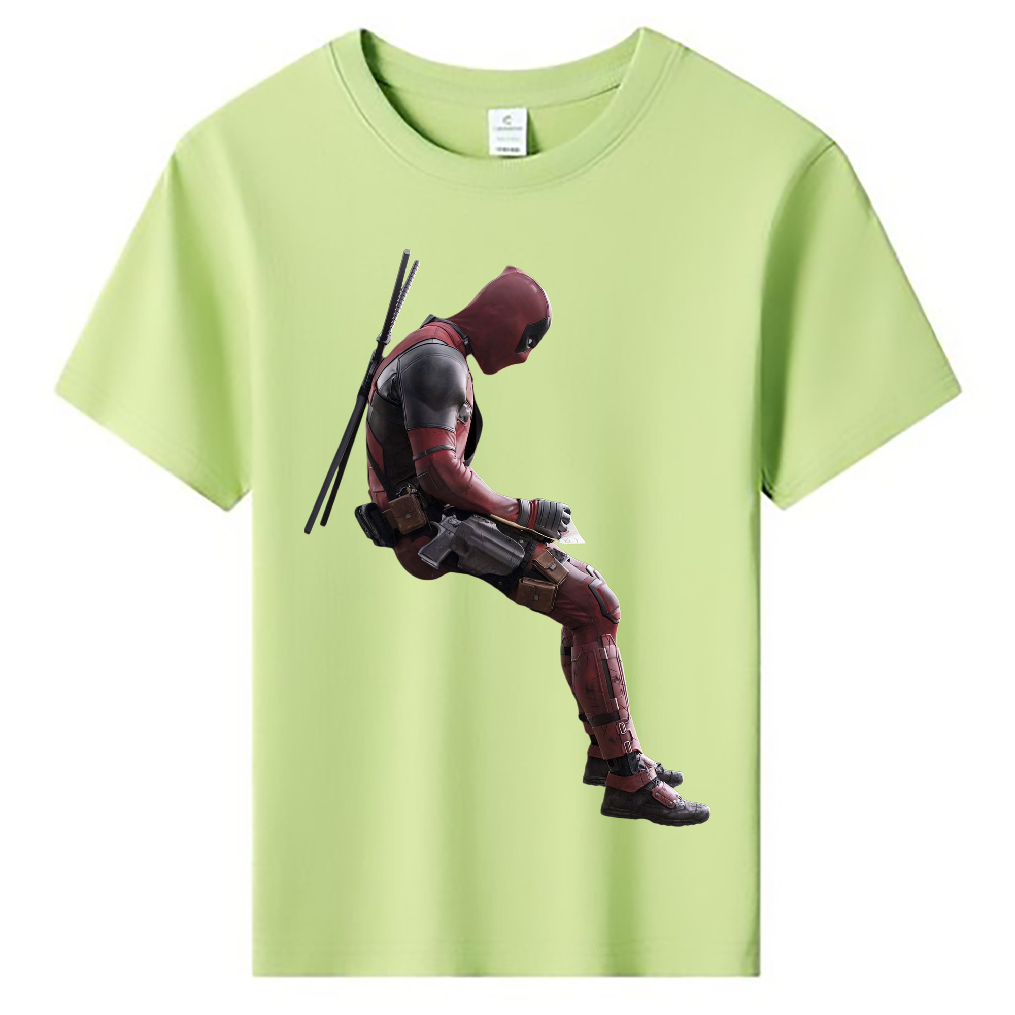 （画像用） Deadpool デッドプール 綿100％キッズTシャツ（フロントプリント）